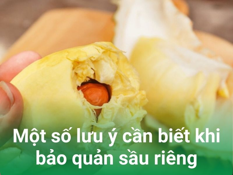 8 5 mot so luu y khi bao quan sau rieng